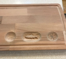 Carving the fish Carving the fish