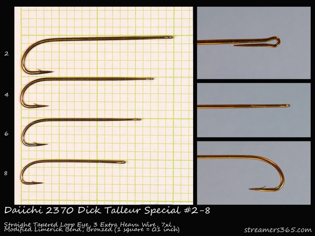 Daiichi 2370 (Dick Talleur) Hook Profile Daiichi 2370 (Dick Talleur) Hook Profile
