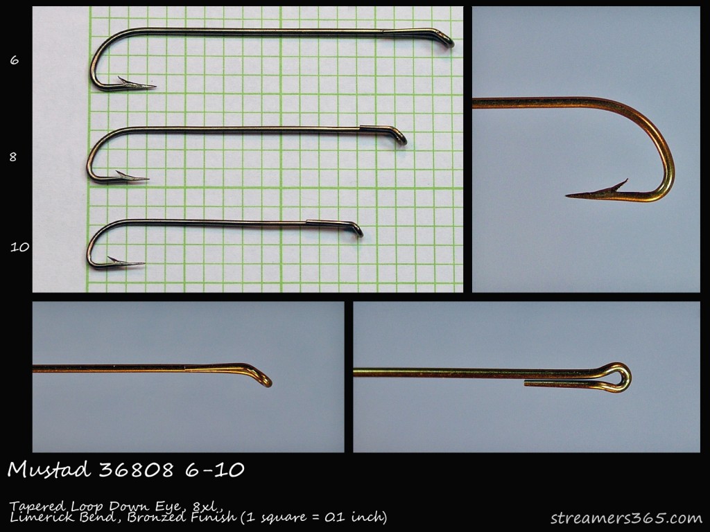 Mustad 36808 Hook Profile Mustad 36808 Hook Profile