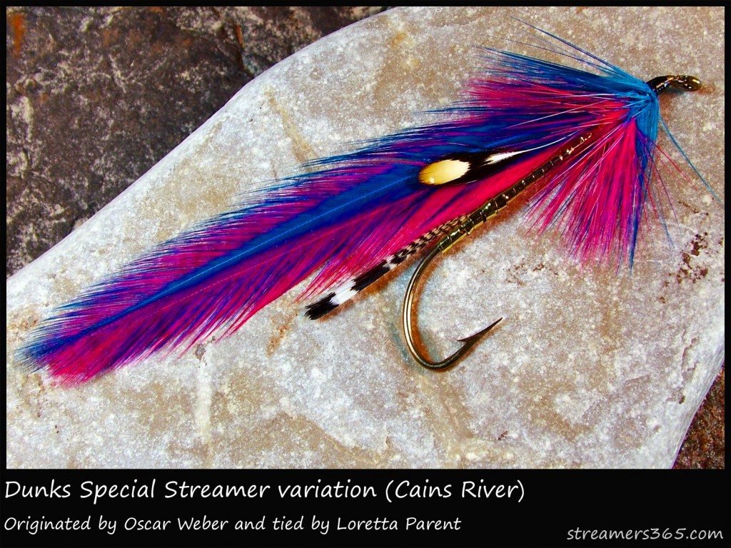 #187 Dunks Special Streamer variation (Cains River) - Loretta Parent #187 Dunks Special Streamer variation (Cains River) - Loretta Parent