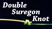 Video thumb for How to tie a Double Surgeon Knot