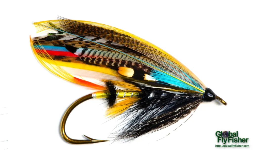 Computer screen wallpaper: Jock Scott salmon fly