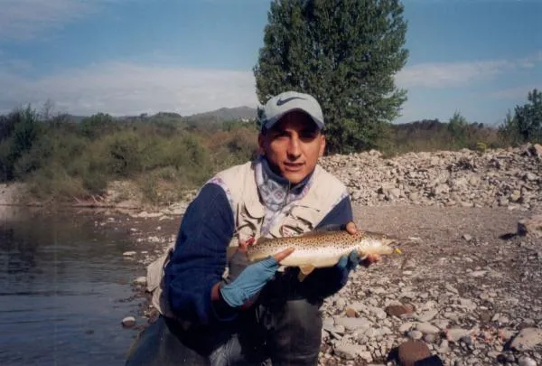 User submitted picture: Brown Trout in the middle...