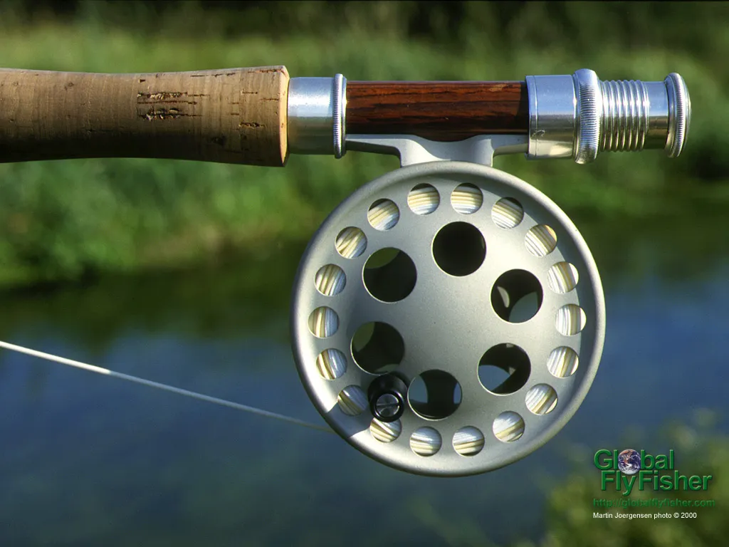 Computer screen wallpaper: Lamson LiteSpeed reel